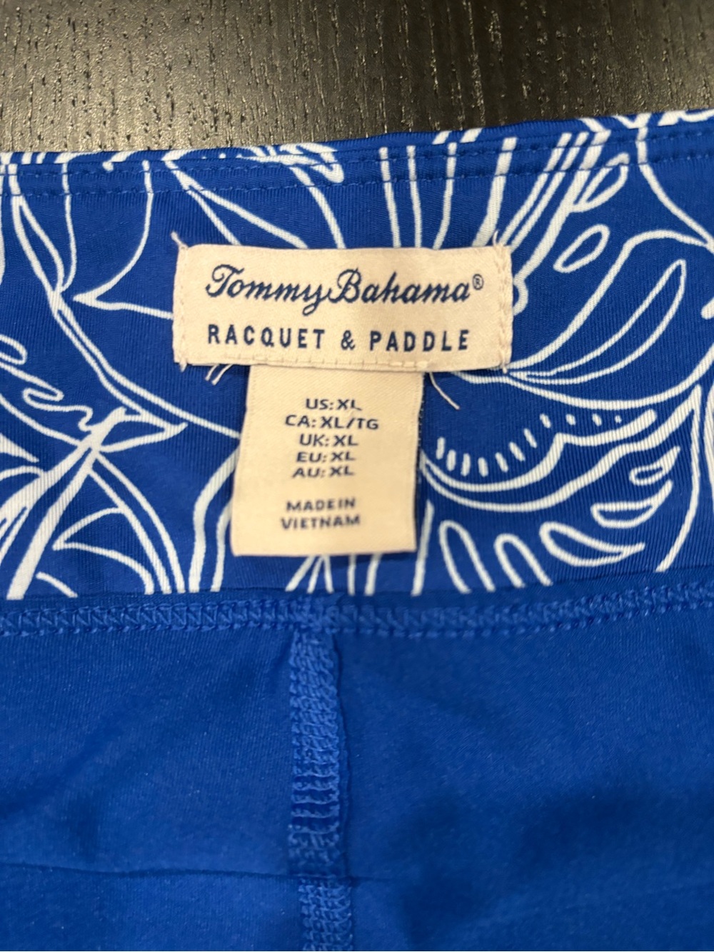 Tommy Bahama Active Golf Tennis Skort Skirt Tropical Print Blue White Womens XL - Picture 10 of 15